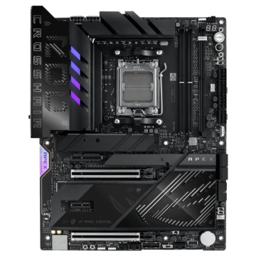 ASUS ROG CROSSHAIR X870E APEX AMD (AM5) ATX Motherboard, DDR5, 18+2+2 Power Stages, AI Cache Boost, PCie 5,0 2x X16, 3x M.2, USB 4, Wi-Fi 7 - Image 1
