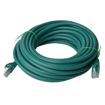 8ware 8W-PL6-30GRN CAT6 Cable 30m - Green Premium RJ45 Ethernet Network LAN UTP Patch Cord 26AWG CU Jacket - Image 1