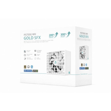 DEEPCOOL R-PS750G-FE0W-JGAU PS750G WH 750W Gamer Storm SFX ,Full Japanese Electrolytic Capacitors, Cybenetics Platinum /PPLP Gold, Fluid Dynamic Bearing - Image 1