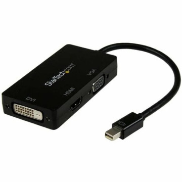 StarTech MDP2VGDVHD Mini DisplayPort Adapter - 3-in-1 - 1080p - Monitor Adapter - Mini DP to HDMI / VGA / DVI Adapter Hub - 1 x 20-pin Mini DisplayPort Digital Audio/Video - Male - 1 x 19-pin HDMI Digital Audio/Video - Female, 1 x 15-pin HD-15 - - Image 1