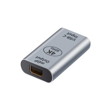 Astrotek AT-USBCMDP-FF USB-C to Mini DP DisplayPort Female to Female Adapter support 4K@60Hz for iPad Pro Macbook Air Samsung Galaxy MS Surface Dell XPS - Image 1