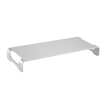 Brateck AR-42 Slim Aluminum Monitor Riser (500mm x 210mm x 63mm), Fit Screen Size : 11''~32'', Weight Capacity(per layer): 20kg - Image 1