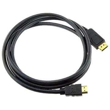 8ware RC-DPHDMI-2 DisplayPort DP to HDMI Cable 2m - 20 pins Male to 19 pins Male Gold plated RoHS - Image 1