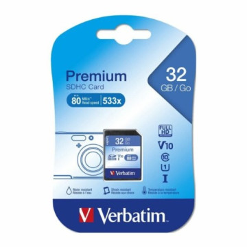 Verbatim 43963 SDHC 32GB (Class 10) Up to 45MB/Sec 300X read speed - Image 1