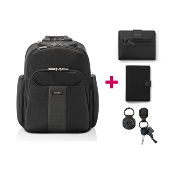 EVERKI EKP127B - EKW200-230 Ultimate Travel Collection - Versa2 Premium Bag + Wallet + Passport Holder + Keychain - Image 1