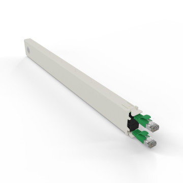 Patchbox CONEX8STPGR one Cassette 8RU STP Green - Image 1