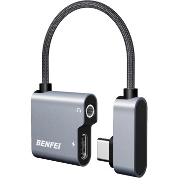 BENFEI 6971785943360 000361GY USB C to Audio Jack Adapter with 60W Fast Charging for iPhone 15 /16, Samsung - Image 1