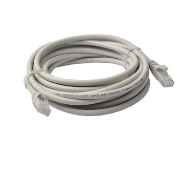 8ware PL6A-20GRY CAT6A Cable 20m - Grey Color RJ45 Ethernet Network LAN UTP Patch Cord Snagless - Image 1