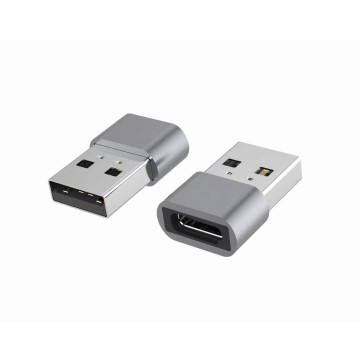 Astrotek AT-USBCUSBA-FM USB-C to USB-A Type C Female to Type-A Male OTG Adapter 480Mhz For Laptop, Wall Chargers,Phone Sliver - Image 1