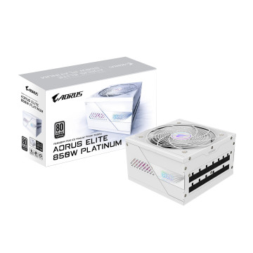 Gigabyte GP-AE850PM PG5 ICE 850W PSU Power Supply, ATX 60-50 Hz 850W 120mm Fan 80 PLUS Platinum >100,000 hours - Image 1