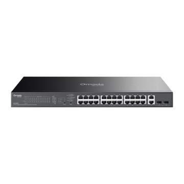 TP-LINK ES228GP OMADA 28-PORT EASY MANAGED GIGABIT SWITCH, POE+(24), SFP(2), 250W, 5YR - Image 1
