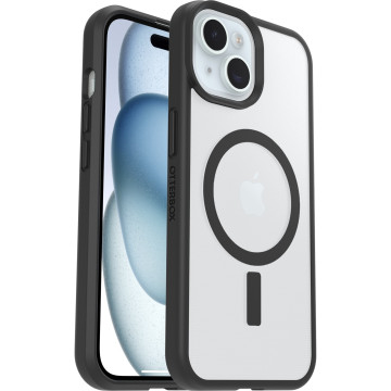 Otterbox 77-98203 React MagSafe Apple iPhone 17e / iPhone 16e/ iPhone 15/ iPhone 14/ iPhone 13 (6.1&quot;) Case Black Crystal (Clear/Black) ,7 Years Warranty - Image 1