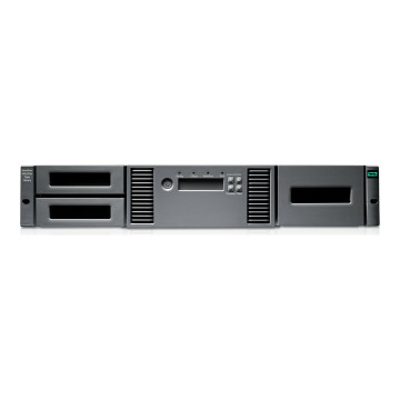 HPE P77036-B25 Storage MSL2024 Tape Library 1x MSL LTO-8 SAS Drive 15x LTO-8 30TB Data Cartridges - Image 1