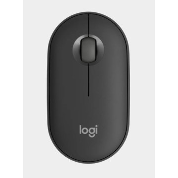Logitech 910-006988 Pebble M350S Wireless Optical Mouse Graphite 1000 dpi Bluetooth Low Energy - Image 1