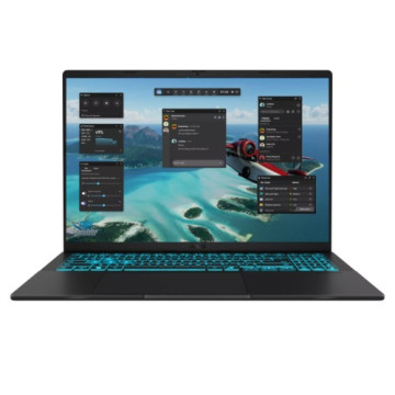 ASUS V3607VH-RP033X VivoBook V16 16' WUXGA Notebook Intel Core 7 240H DDR5 16GB 1TB RTX 5050 8GB GDDR7 Black Win 11 Pro 1.95kg 1Y Warranty - Image 1