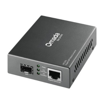 TP-LINK MC220L Gigabit Single & Multi-Mode SFP Media Converter - IEEE 802.3ab/802.3z, 0.55km Multi-mode, 10km Single-Mode - Image 1
