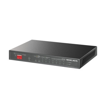 TP-LINK MS110GMP Mercusys MS110CMP 8-Port 10/100 Mbps + 2-Port Gigabit Desktop Switch with 8-Port PoE+ - Image 1
