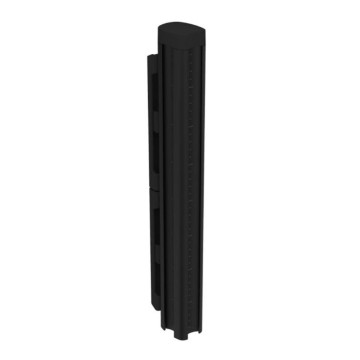 Atdec AWM-P40X-B AWM Stackable Medium Post - Black - Image 1