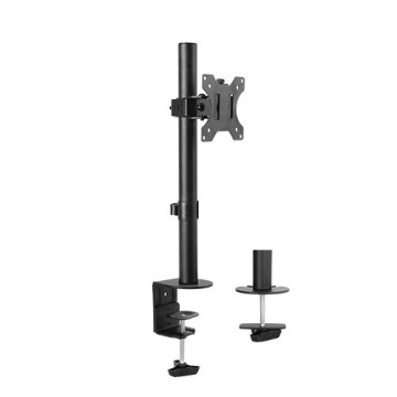 Brateck LDT12-C01 Single Screen Economical Articulating Steel Monitor Arm Fit Most 13&quot;-32&quot; LCD monitors, Up to 8kg per screen VESA 75x75/100x100 - Image 1