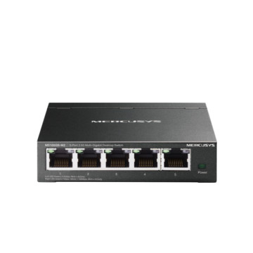 TP-LINK MS105GS-M2 Mercusys 5-port 2.5G Multi-Gigabit Desktop Switch, 5× 2.5G RJ45 Ports - Image 1