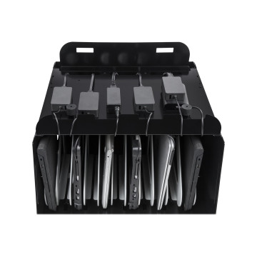 Kensington 62880 12 BAY CHARGE CABINET, FITS UP TO 14" NOTEBOOK, AC POWER(8), USB(4) - Image 1