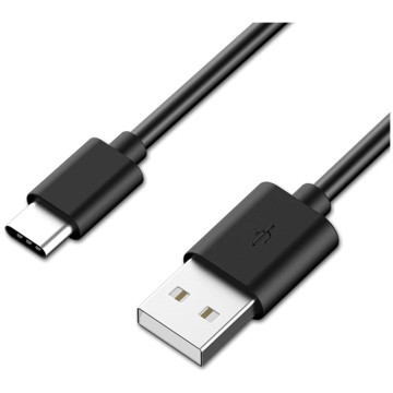 Astrotek AT-USBTYPEC-B1 1m USB-C 2.0 Type-C Data Sync Charger Cable 480Mbps Strong Braided Heavy Duty Charging for Samsung Galaxy Note 8 S8 Plus LG Google Macbook - Image 1
