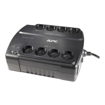 APC BE700G-AZ Back-UPS 700VA/405W Power-Saving UPS, Desk Top, 230V/10A Input, 8x Aus Outlets, Lead Acid Battery, User Replaceable Battery - Image 1