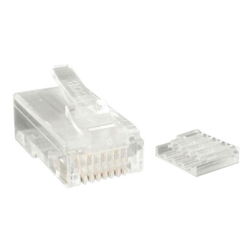 StarTech CRJ45C6STR50 CAT 6 RJ45 STRANDED MODULAR PLUG CONNECTOR - 50 PACK - Image 1