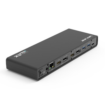 Wavlink USBWINWLUG69DK1 USB-C Ultra 5K Laptop Docking Station with 6x USB3.0, 4K Dual Video Outputs, Gigabit Ethernet, Audio WL-UG69DK1 - Image 1