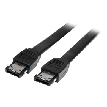 StarTech ESATA3 3 FT SHIELDED EXTERNAL ESATA CABLE M/M - Image 1