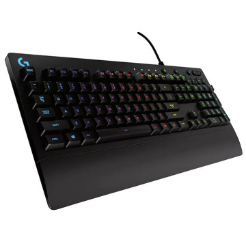 Logitech 920-008096 G213 Prodigy RGB Gaming Keyboard, 16.8 Million Lighting Colors Mech-Dome Backlit Keys Dedicated Media Controls Spill-Resistant Durable - Image 1