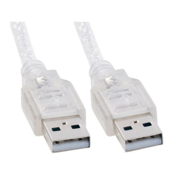 8ware UC-2002AA 2m USB 2.0 Cable - Type A to Type A Male to Male High Speed Data Transfer for Printer Scanner Cameras Webcam Keyboard Mouse Joystick - Image 1