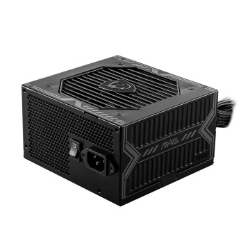 MSI MAG A650BN 650W PSU, 80 PLUS Bronze, Active PFC, 120mm Fan, Single 12V Rail, DC-DC, 2x PCIe 6+2, 5x SATA, OCP/OVP/OPP/OTP/SCP - Image 1