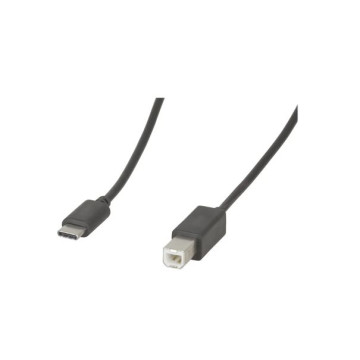 8ware UC-2001BC USB-B to USB-C Cable 1m Type-C to B Male to Male - 480Mbps - Image 1