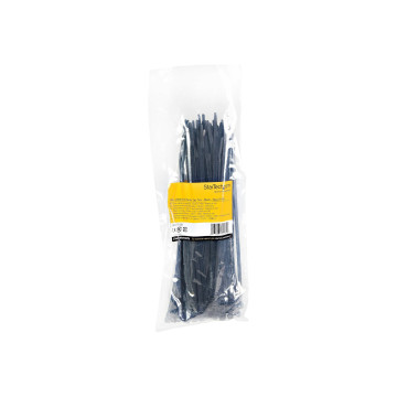 StarTech CBMZT10B 10"(25CM) CABLE TIES - 1/8"(4MM) WIDE, 2-5/8"(68MM) BUNDLE DIAMETER, 50LB(22K - Image 1
