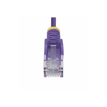 StarTech N6PAT10MPLS 10m Purple Slim CAT6 Ethernet Cable, Snagless, 28AWG, LSZH, LTW - Image 1