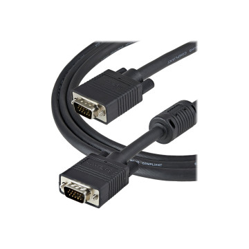 StarTech MXTMMHQ1M 1M COAX HIGH RESOLUTION MONITOR VGA CABLE, HD15 M/M, LTW - Image 1