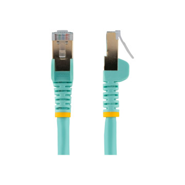 StarTech 6ASPAT5MAQ 5M CAT6A ETHERNET CABLE - 10 GIGABIT SHIELDED SNAGLESS RJ45 100W POE PATCH CO - Image 1