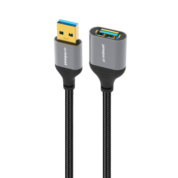 MBEAT MB-XCB-UMUF18 Tough Link 1.8m USB 3.0 to USB 3.0 Extension Cable Plug-and-Play Adaptive Practicality Speed: 5Gbps Package Weight: 96g - Image 1