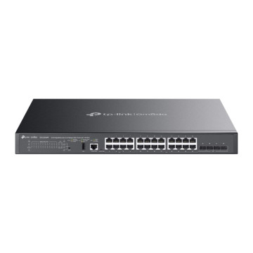 TP-LINK SG5428XMPP OMADA 24-PORT MANAGED Gb L3 STACKLITE SWITCH,POE++(8)/POE+(16),10G SFP+(4),500W,5Y - Image 1