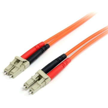 StarTech FIBLCLC3 3M FIBER OPTIC CABLE - MULTIMODE DUPLEX 62.5/125 LSZH FIBER JUMPER CORD - LC/ - Image 1