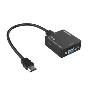 Simplecom CM102 HDMI to VGA + Audio 3.5mm Stereo Converter - Image 1