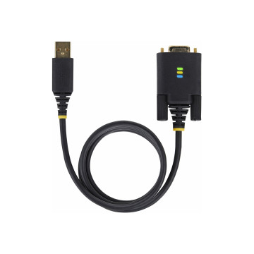 StarTech 1P10FFCN-USB-SERIAL 10FT (3M) USB TO NULL MODEM SERIAL ADAPTER CABLE, INTERCHANGEABLE DB9 SCREWS/ - Image 1
