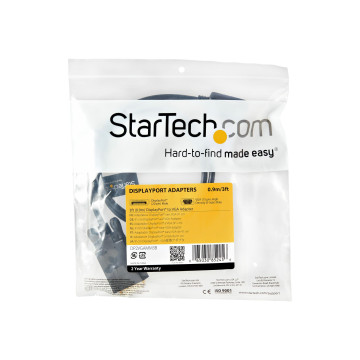 StarTech DP2VGAMM3B 1M DP TO VGA ADAPTER CABLE, 3YR - Image 1
