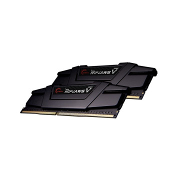 G.SKILL F4-3600C18D-32GVK 32GB (2 x 16GB)/ PC4-28800 / DDR4 3600 Mhz/ Timings 18-22-22-42/ Voltage 1.35V/ Ripjaws V - Image 1