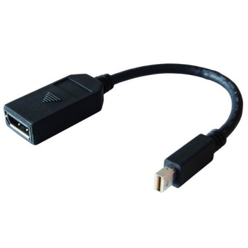 8ware GC-MDPDP Mini DisplayPort DP to DisplayPort DP Adapter Converter - 20 pins Male to Female Nickle Plated RoHS - Image 1