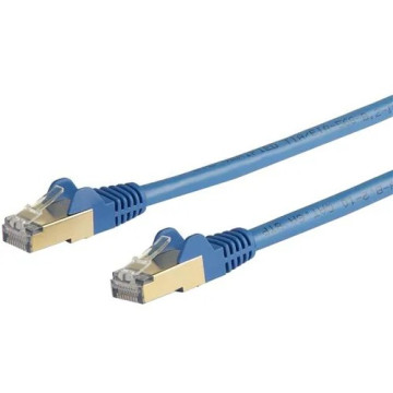 StarTech 6ASPAT10MBL 10M CAT6A ETHERNET CABLE - BLUE RJ45 SHIELDED CABLE SNAGLESS LTW - Image 1