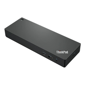 Lenovo 40B00135AU ThinkPad Universal Thunderbolt 4 Dock - 1x HDMI 2.1, 2x DisplayPort, 4x USB, 1x USB-C, 1x Gigabit Ethernet, 100W Power Delivery, Power Button - Image 1