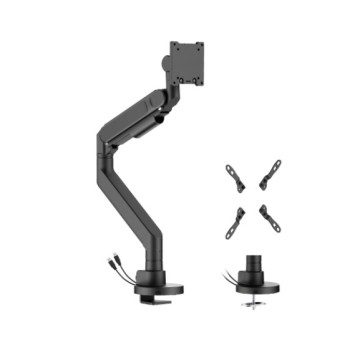 Brateck LDT92-C012UC-B Future-Proof Heavy-Duty Gas Spring Monitor Arm with USB Port - Image 1