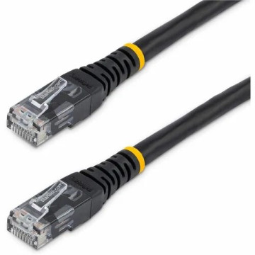 StarTech C6PATCH10BK 10FT CAT6 ETHERNET CABLE - BLACK CAT 6 GIGABIT ETHERNET WIRE -250MHZ 100W POE - Image 1